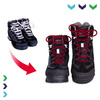 Mocne sznurowadła trekkingowe okrągłe do traperów timberland.