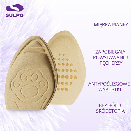 Piankowe podkładki do butów amortyzujące śródstopie - A073