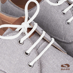 Sznurówki woskowane 100% bawełna do eleganckich butów okrągłe Białe SN_2001