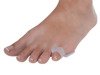 Silikonowe osłonki na małego palca stopy